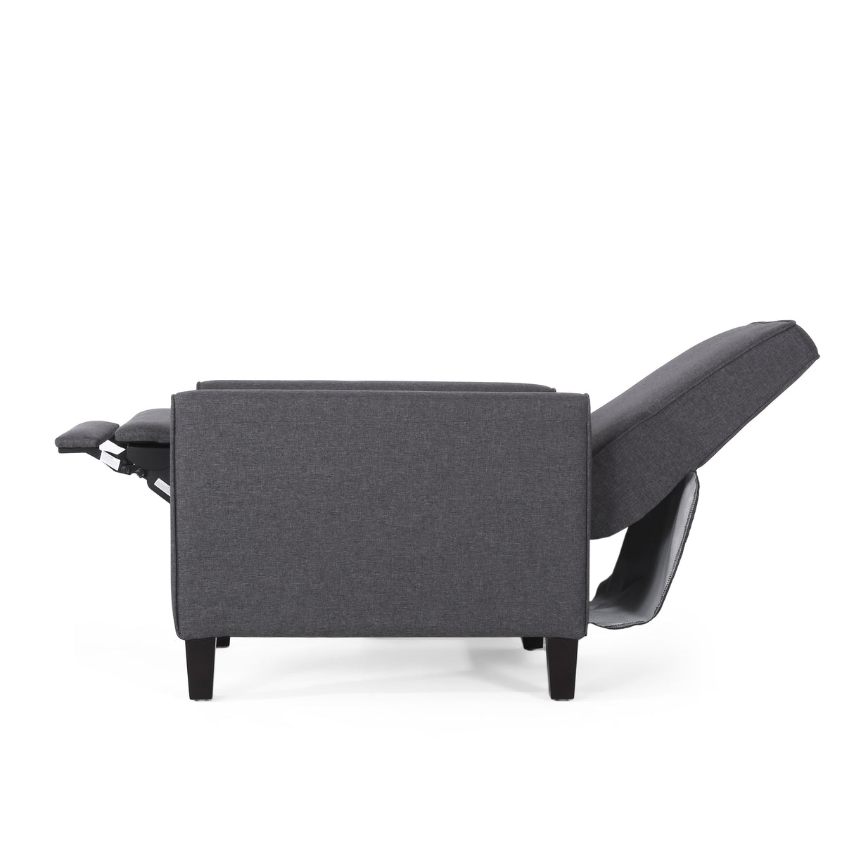 Smoke Fabric Push Back Chair for Elegant Home Décor - V.I.P Digital Presence