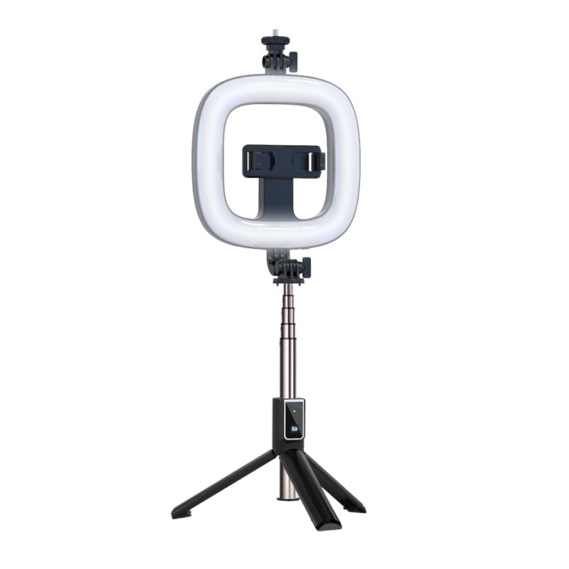 New P40D Square Fill Light Selfie Stick Portable 6 Inches Fill Light Anchor Beauty Light Live Support