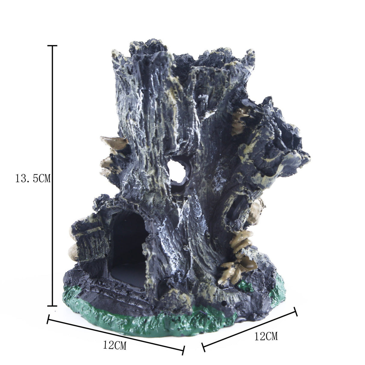 Fish tank pet shelter lizard house tree stump ornaments - V.I.P Digital Presence