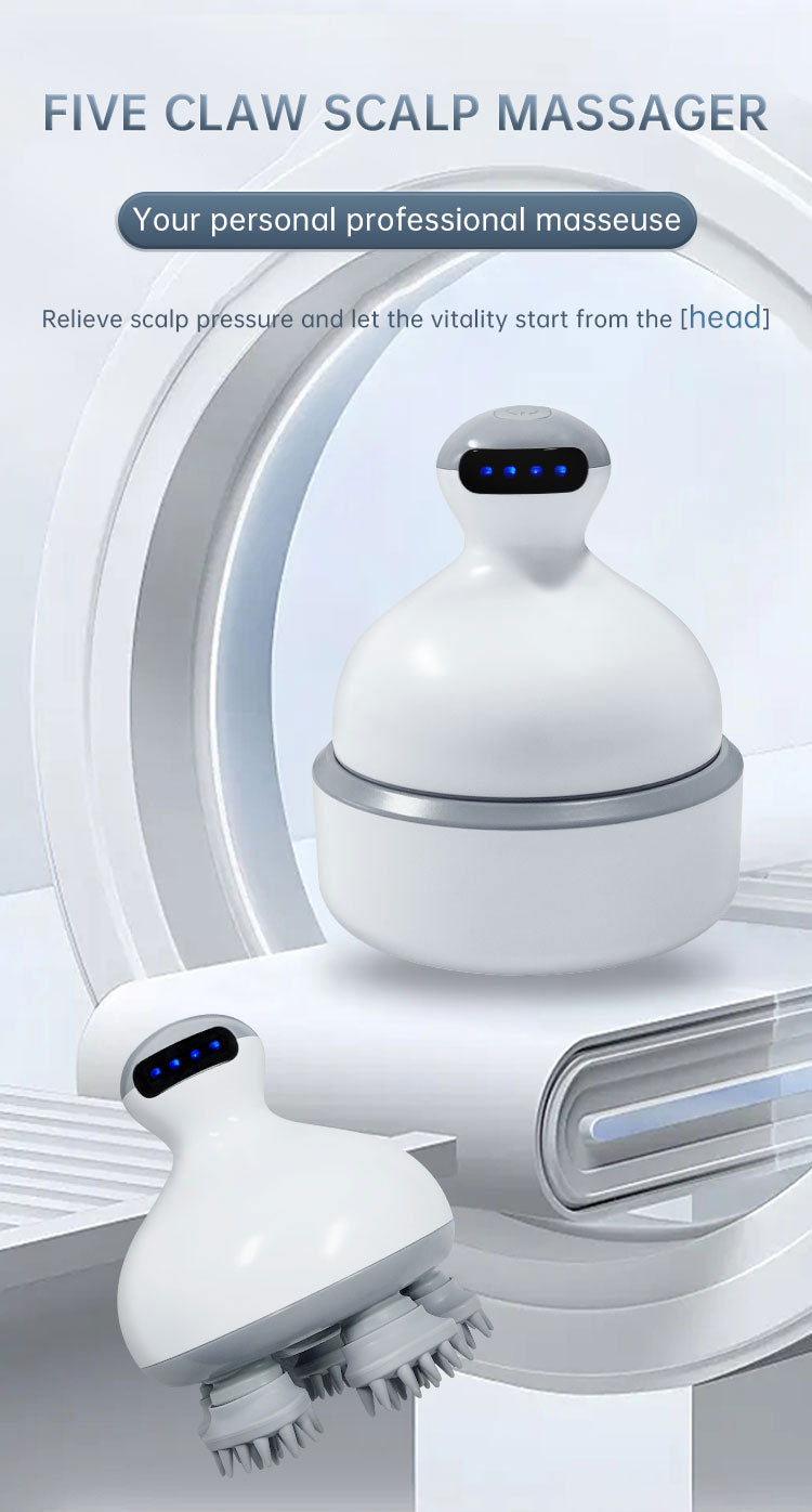 Head Massage Health Care Antistress Relax Body Massagem Deep Tissue Electric Vibrating Head Massager Hair Scalp Massager - V.I.P Digital Presence