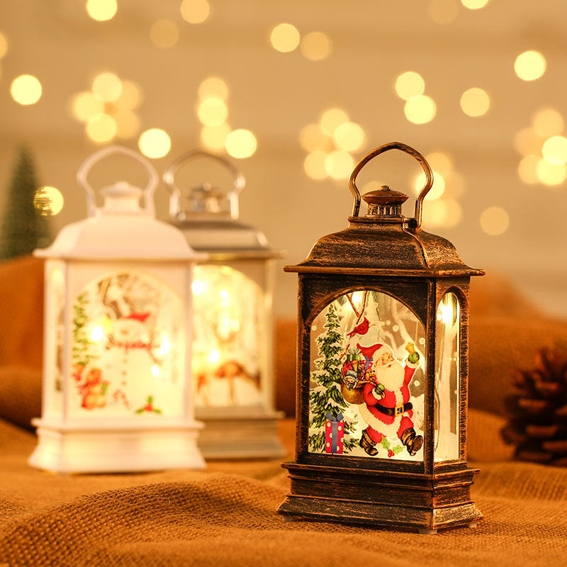 Christmas decorations, illuminated hand-held oil lamps, LED display window decorations, party decorations, children's small gifts - V.I.P Digital Presence