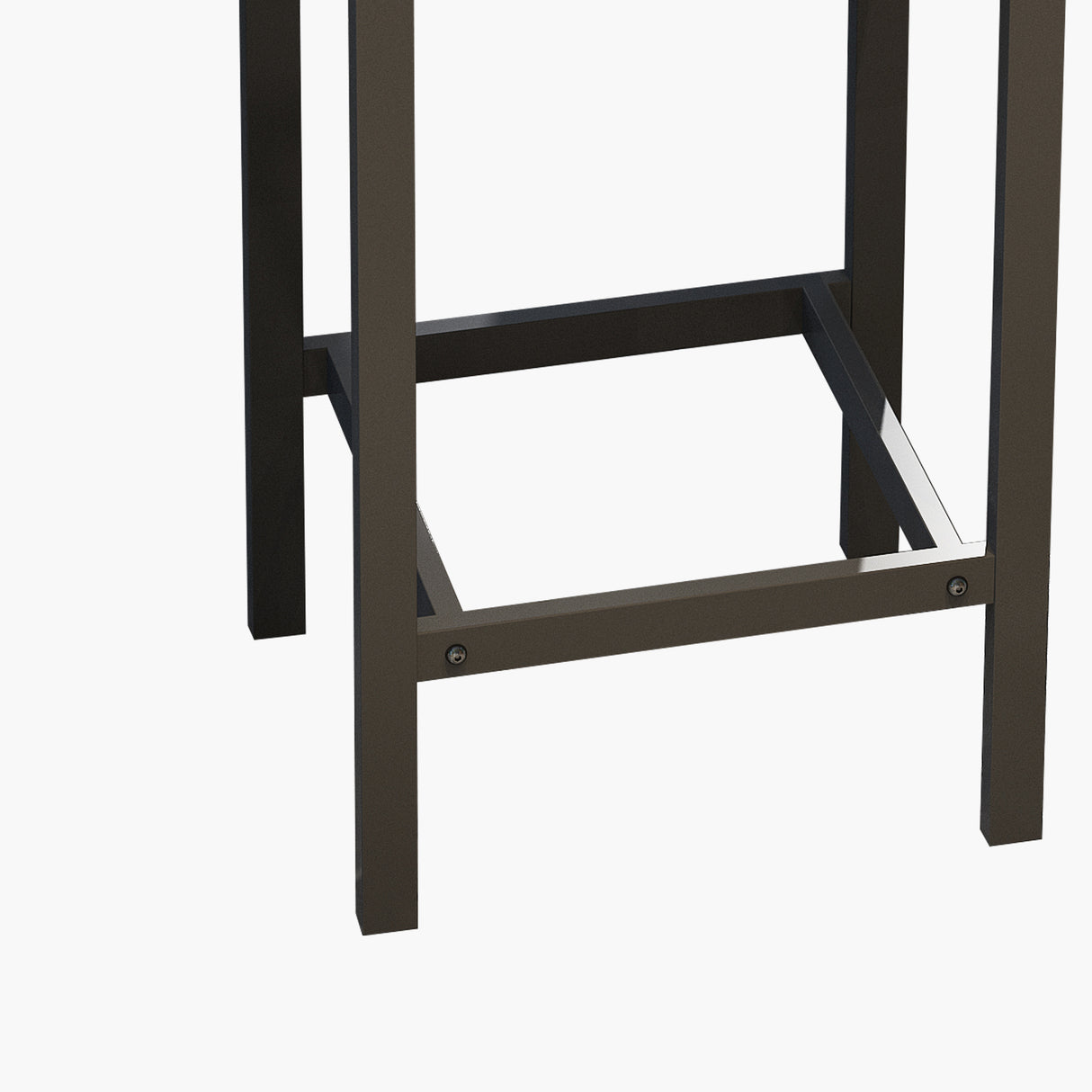 Modern Design Kitchen Dining Table Pub Table Long Dining Table Set with 3 Stools Easy Assembly Gray - V.I.P Digital Presence