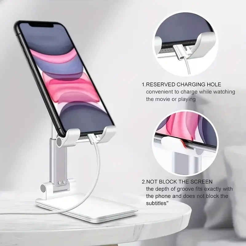 Desk Mobile Phone Holder Stand For IPhone IPad Xiaomi Adjustable Desktop Tablet Holder Universal Table Cell Phone Stand - V.I.P Digital Presence