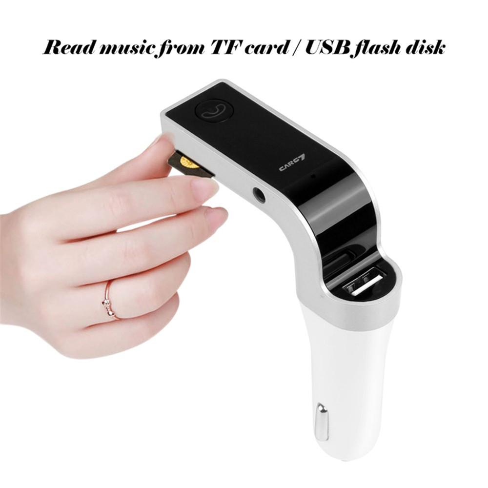 ANLUD Multifunction 4-in-1 CAR G7 Bluetooth FM Transmitter USB Flash Drives TF Music Player Car Kit USB Car Charger - V.I.P Digital Presence