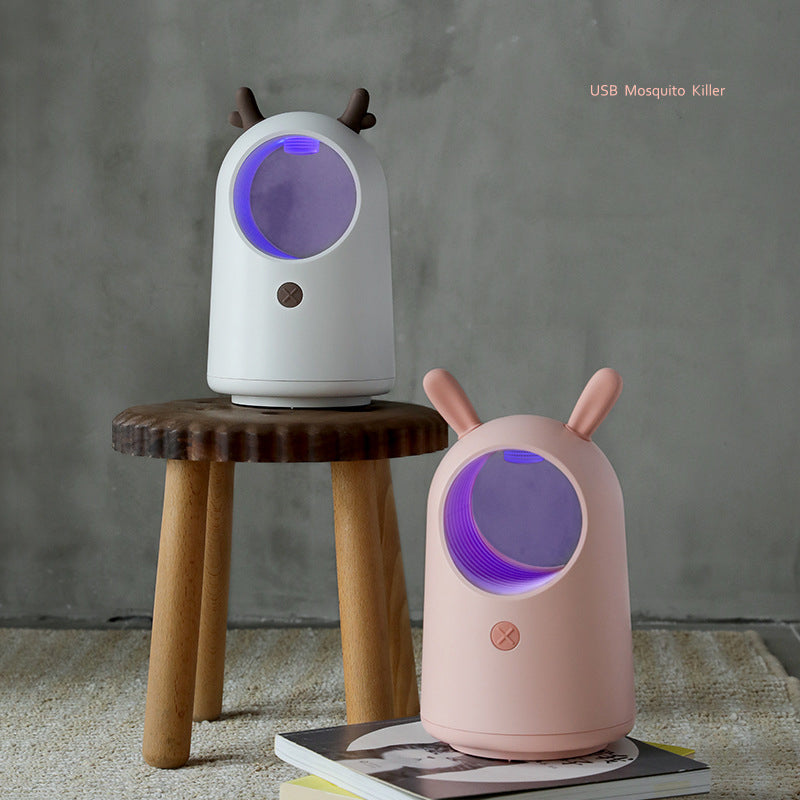 Cute Pet Shape Mosquito Killing Lamp Cute Rabbit Cute Deer Physical Mute Home Bedroom Mosquito Killing Lamp - V.I.P Digital Presence