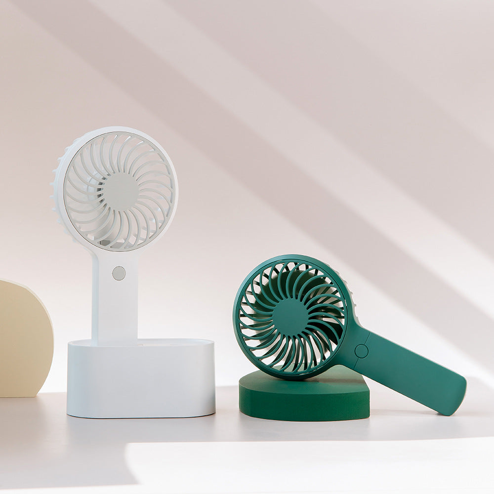 Shaking Head Fan USB Mini Desktop Small Fan Convenient Hand-Held Outdoor Student Fan - V.I.P Digital Presence