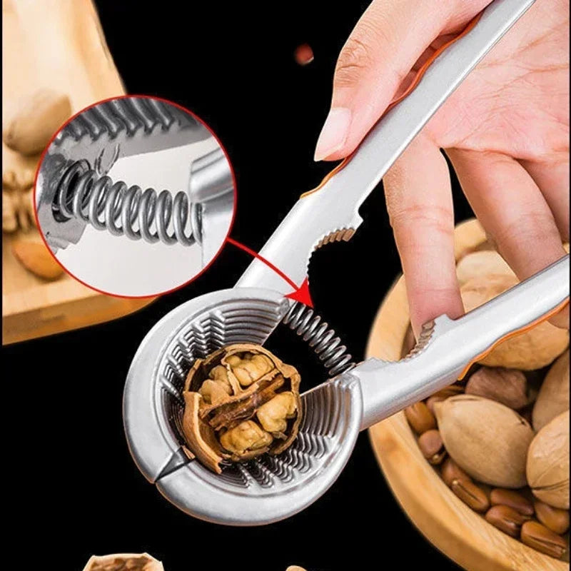 Walnut Clip Crack Almond Walnut Hazel Filbert Nut Kitchen Nutcracker Sheller Clip Gadgets Pecan Hazelnut Crack Clip Clamp Plier - V.I.P Digital Presence
