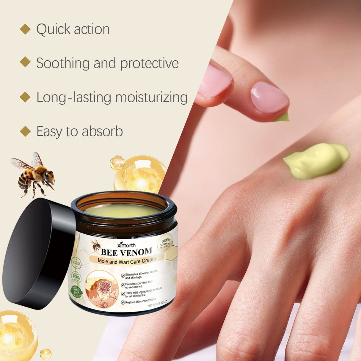 Mole And Wart Care Cream, Soft And Smooth Skin Moisturizing And Repairing Skin Care Cream - V.I.P Digital Presence