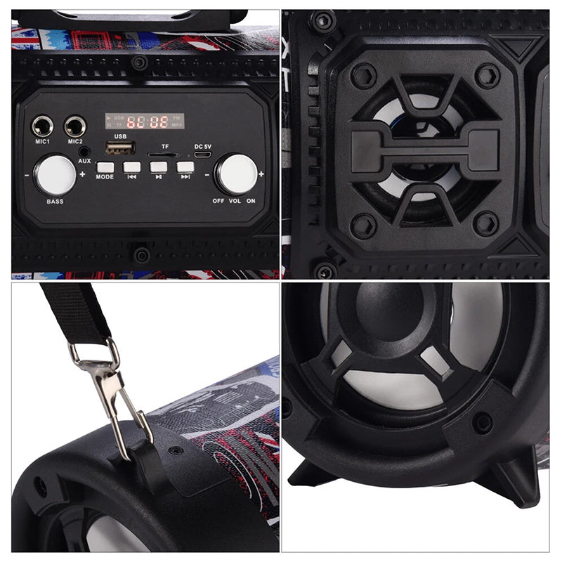 New Wireless Karaoke Smart Bluetooth Speaker, Car Audio Subwoofer, Gift for Computers/People, Street Fashion Gift - V.I.P Digital Presence