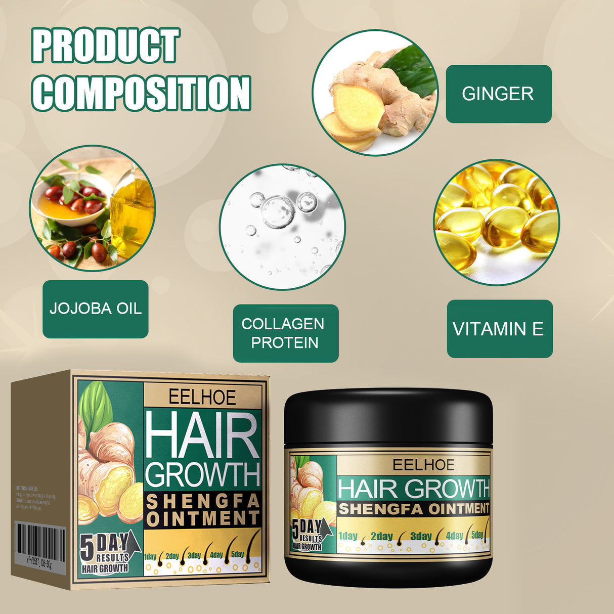 Ginger Hair Care Cream Nourishing, Soft, Nourishing And Repairing Dry Scalp Massage Cream - V.I.P Digital Presence