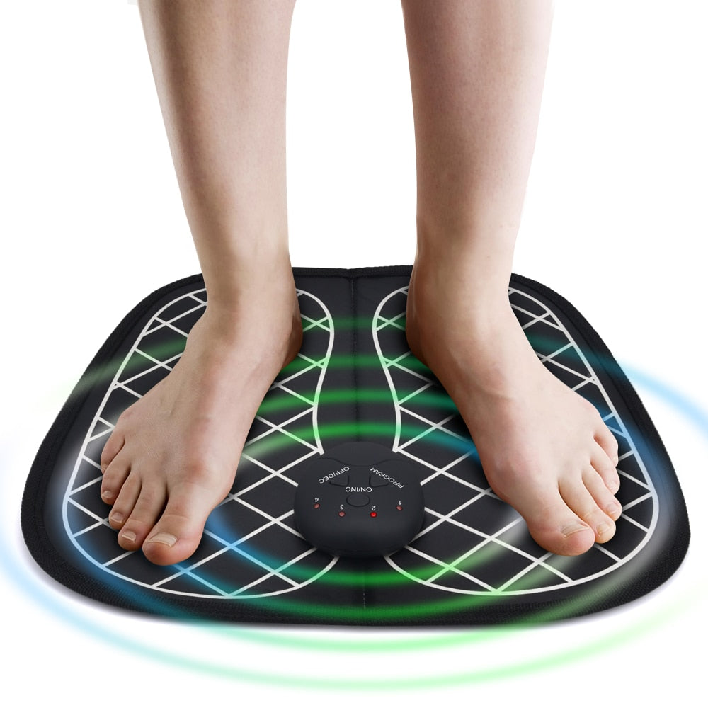 Electric EMS Foot Massager Foot Muscle Stimulator Massager Wireless Low Frequency Feet Physiotherapy ABS Stimulator Massage Mat - V.I.P Digital Presence