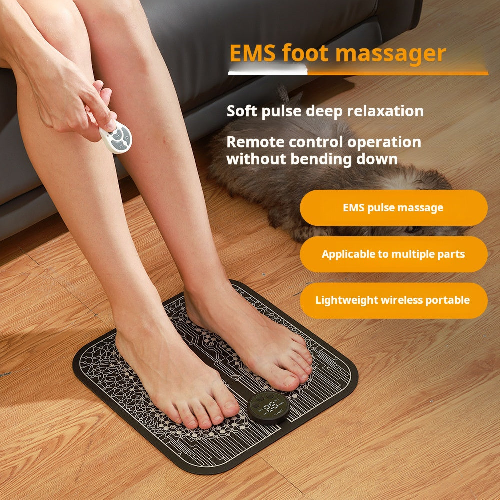 The Latest Remote Control With Patch Ems Tens Smart Shiatsu Foot Massager Muscle Stimulator Vibration Massage Pad - V.I.P Digital Presence