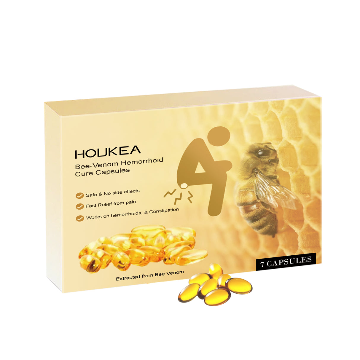 Bee Venom Care Capsules Gently Pamper And Nourish The Body Soothing Perianal Body Care Capsules - V.I.P Digital Presence