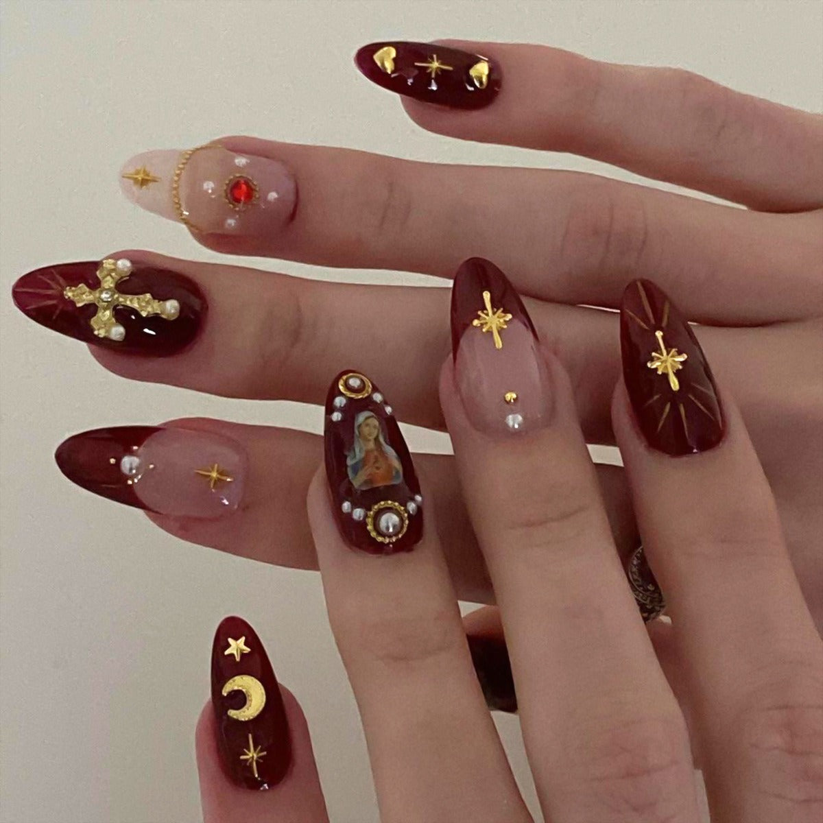 European and American popular manicure wearable nails cross flash diamond explosive wearable nails fake nails - V.I.P Digital Presence