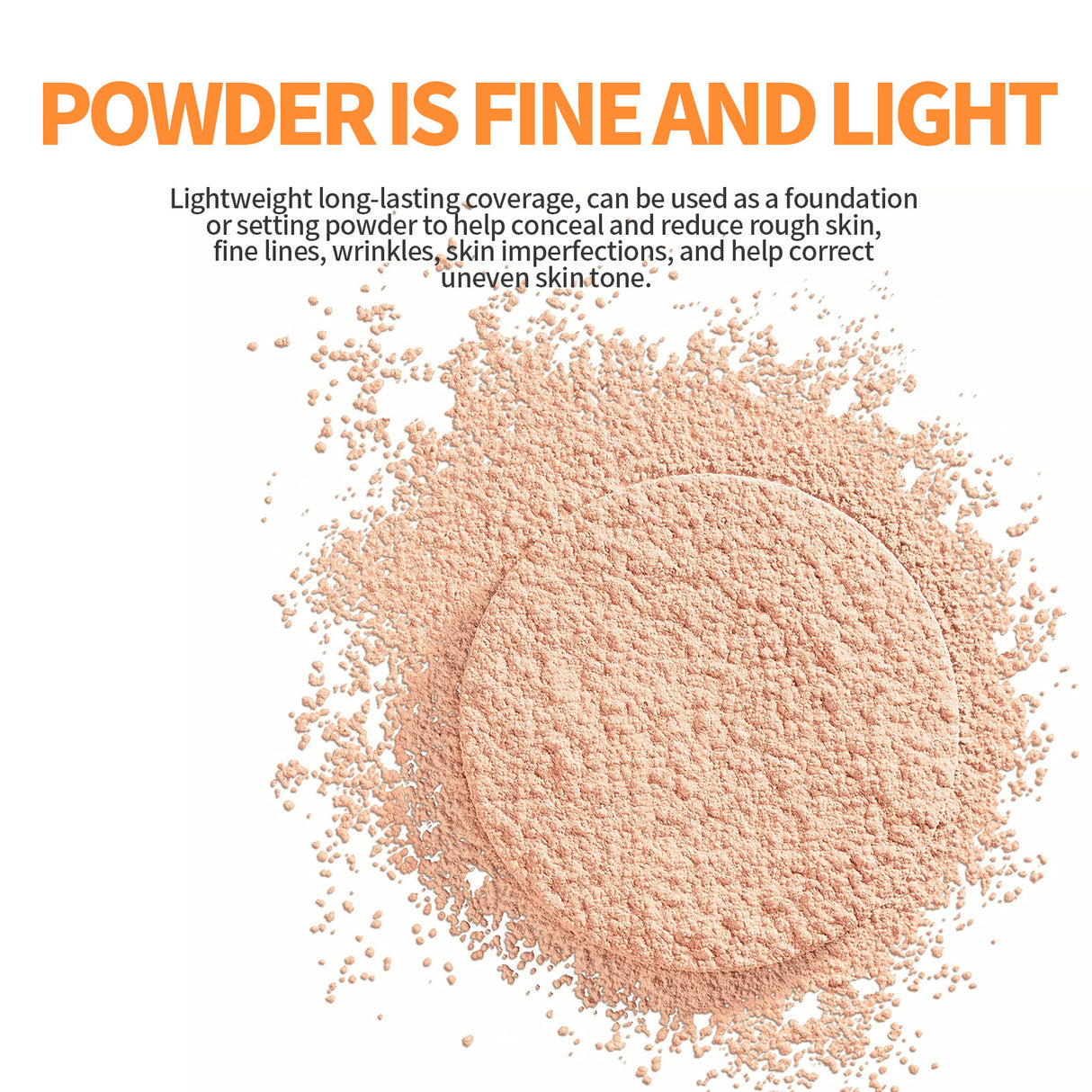 Loose Powder, Fade Fine Lines, Waterproof, Sweat Resistant Makeup Natural Concealer Complete Makeup Powder Light And Delicate - V.I.P Digital Presence