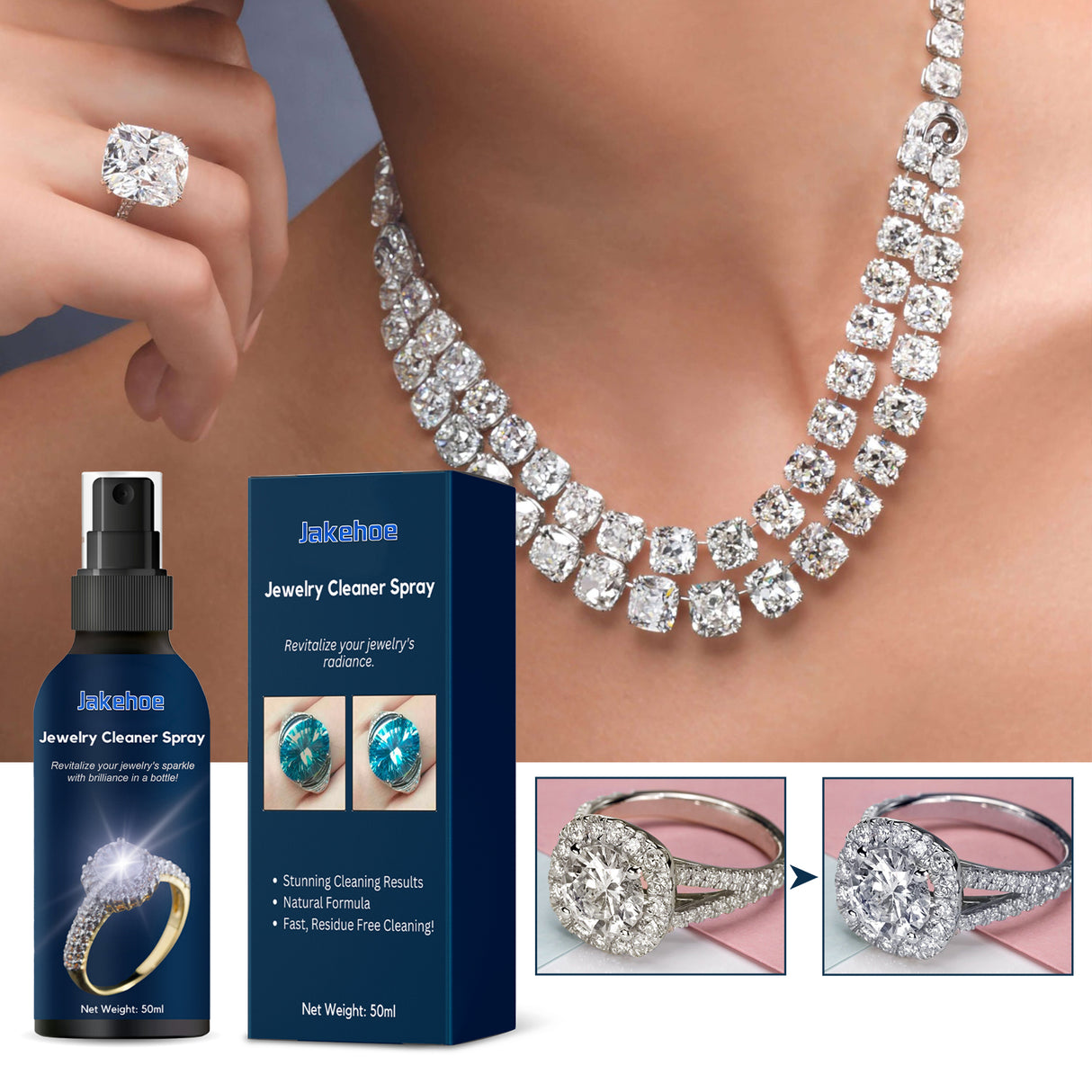 Jewelry Cleaner Necklace Jewelry Gold Jewelry Blackening Stain Antioxidant Maintenance Cleaner - V.I.P Digital Presence