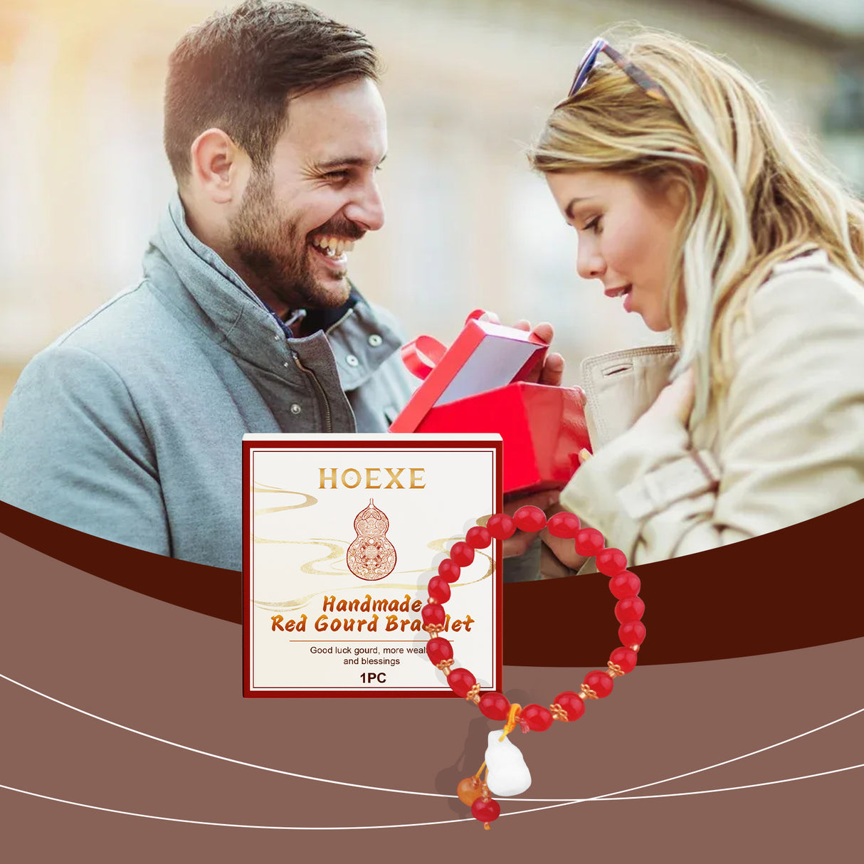 Handmade Red Gourd Bracelet Fashion Elegant Durable Niche Design Dating Red Bracelet - V.I.P Digital Presence