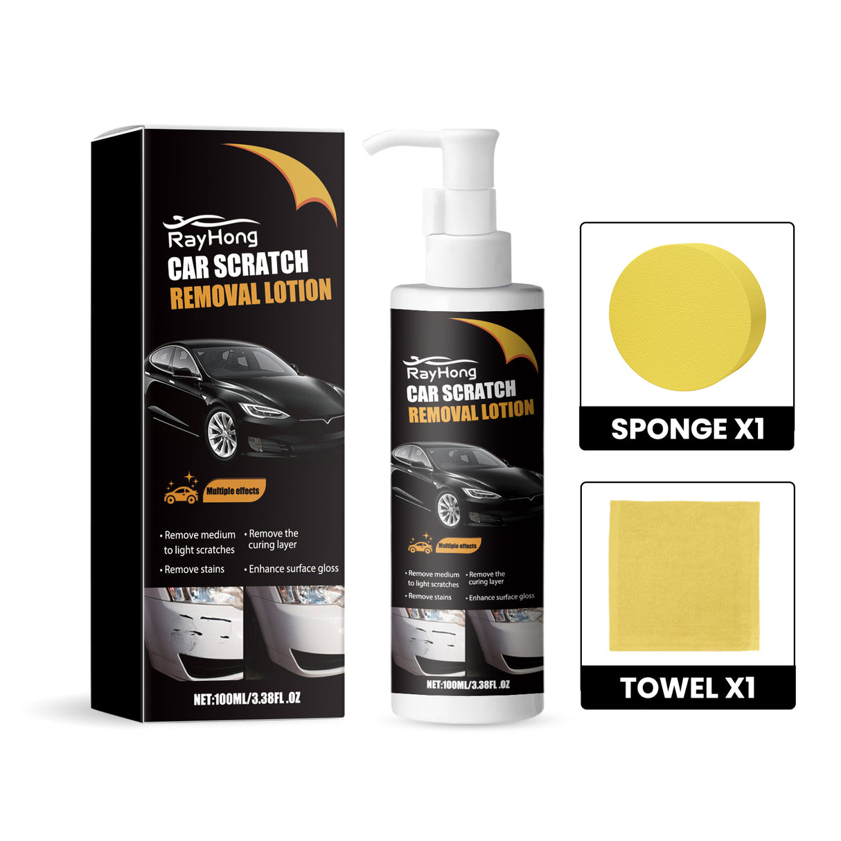 Car Scratch Removal Lotion, Automotive Paint Polishing Maintenance Refurbishment Cleaning And Brightening Repair Fluid - V.I.P Digital Presence