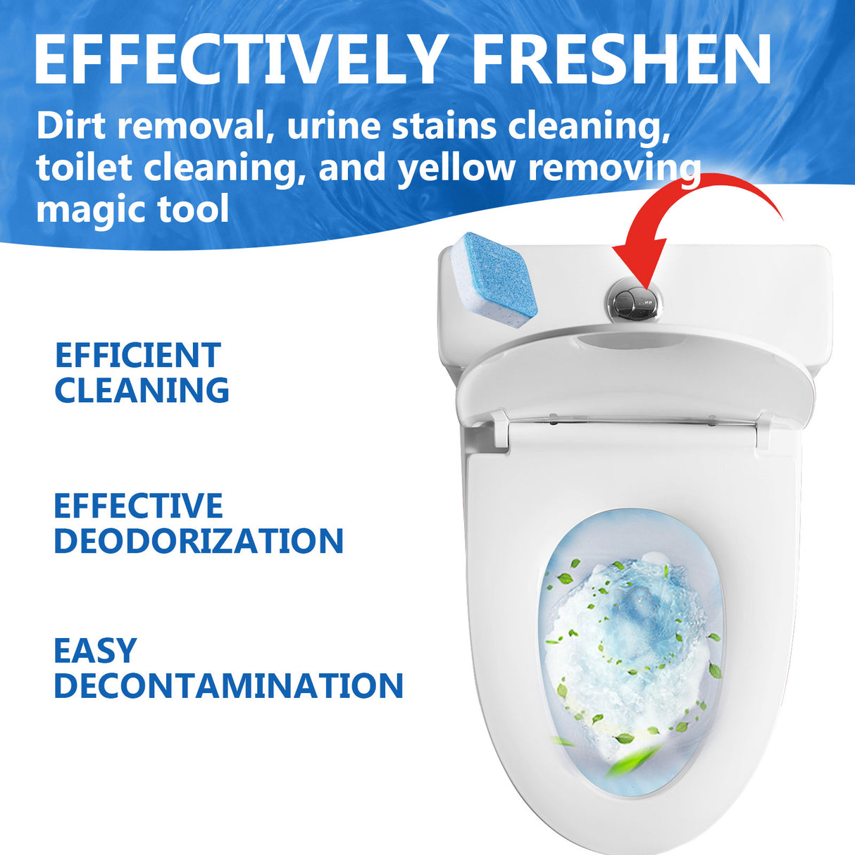 Toilet Effervescent Tablet, Toilet Decontamination Cleaning Urine Stains Deodorant Keep Fragrant Clean Toilet Effervescent Tablet - V.I.P Digital Presence