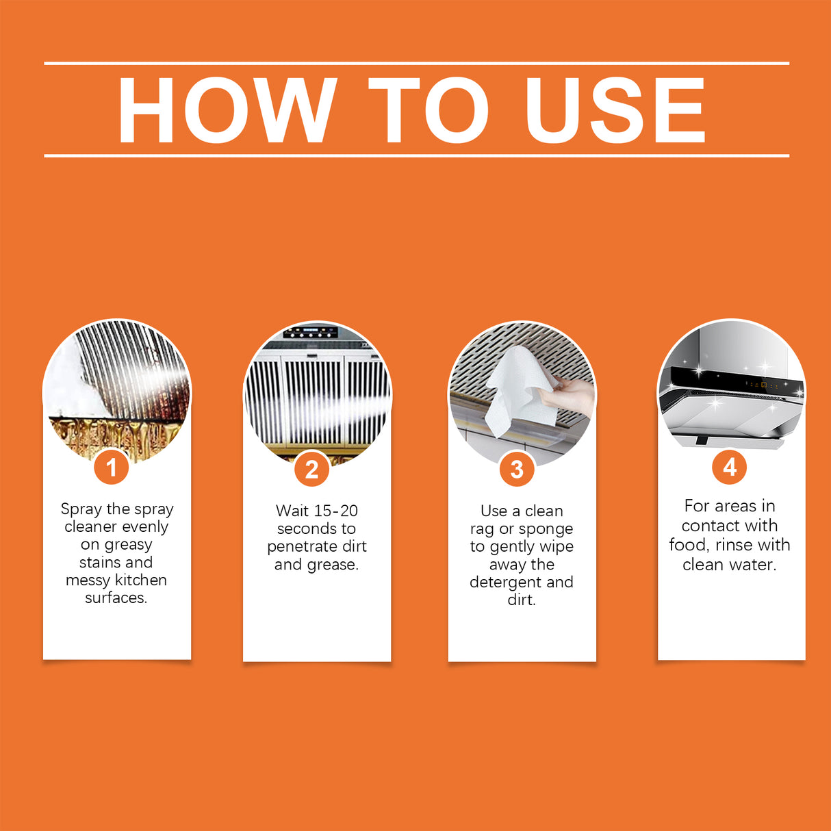 Kitchen Grease Cleaner Kitchen Hood Cooktop Grease Cleaner Multi-Effect Decontamination Cleaner - V.I.P Digital Presence