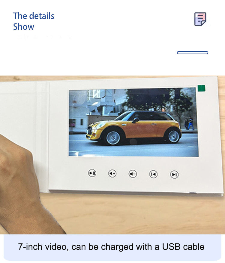 IPS video greeting card, 3D birthday music brochure, DIY custom video greeting card - V.I.P Digital Presence