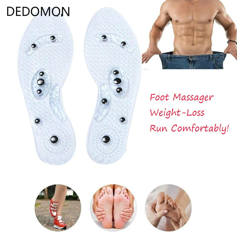 1Pair Shoe Gel Insoles Feet Magnetic Therapy Health Care for Men Comfort Pads Foot Care Relaxation Gifts - V.I.P Digital Presence