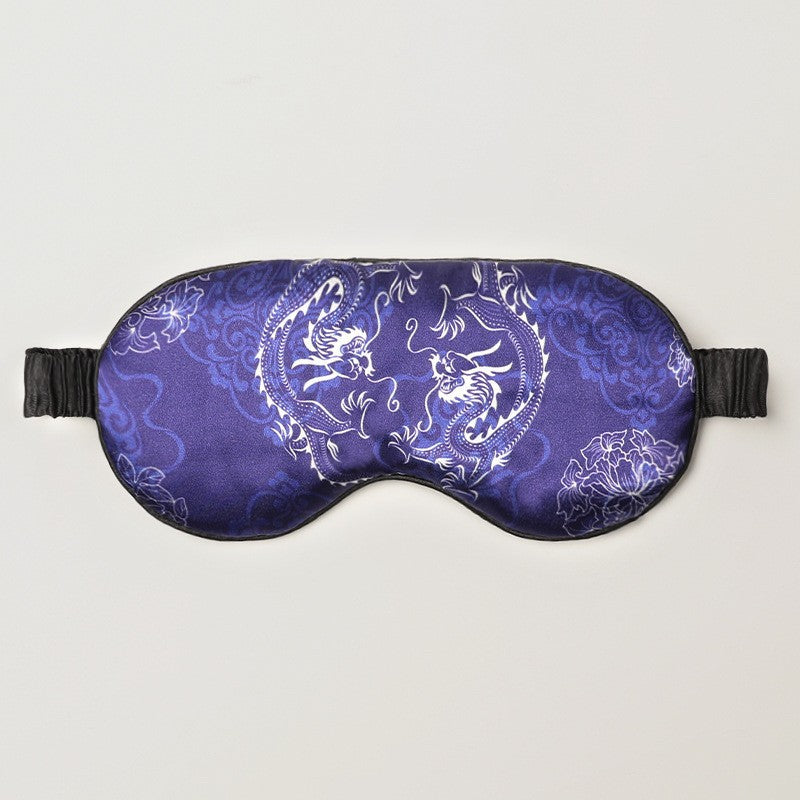 Double-Sided Imitation Silk Eye Mask Satin Silk Eye Protection Blackout Sleep Mulberry Silk Eye Mask Printed Spot Wholesale - V.I.P Digital Presence