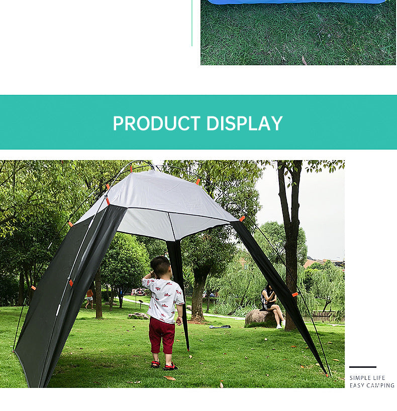 Pop Up Beach Tent Sun Shade Shelter Anti-UV Shelter Fully Automatic Folding Camping Tent - V.I.P Digital Presence