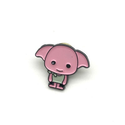 Harri Potter Wizard student Enamel Pin Brooches Cartoon Creative Metal Brooch Pins Denim Hat Badge Collar Jewelry - V.I.P Digital Presence