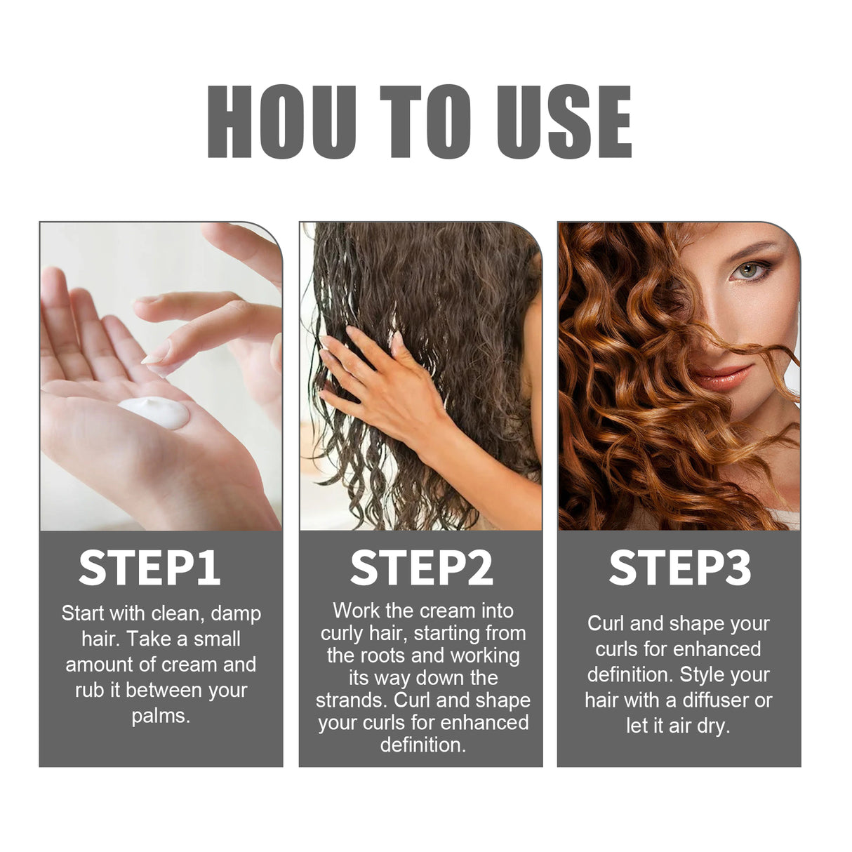 Moisturizing Styling Cream, Fluffy Curly Hair Styling, Hydrating And Glossy Frizzy Hair Repair Cream - V.I.P Digital Presence