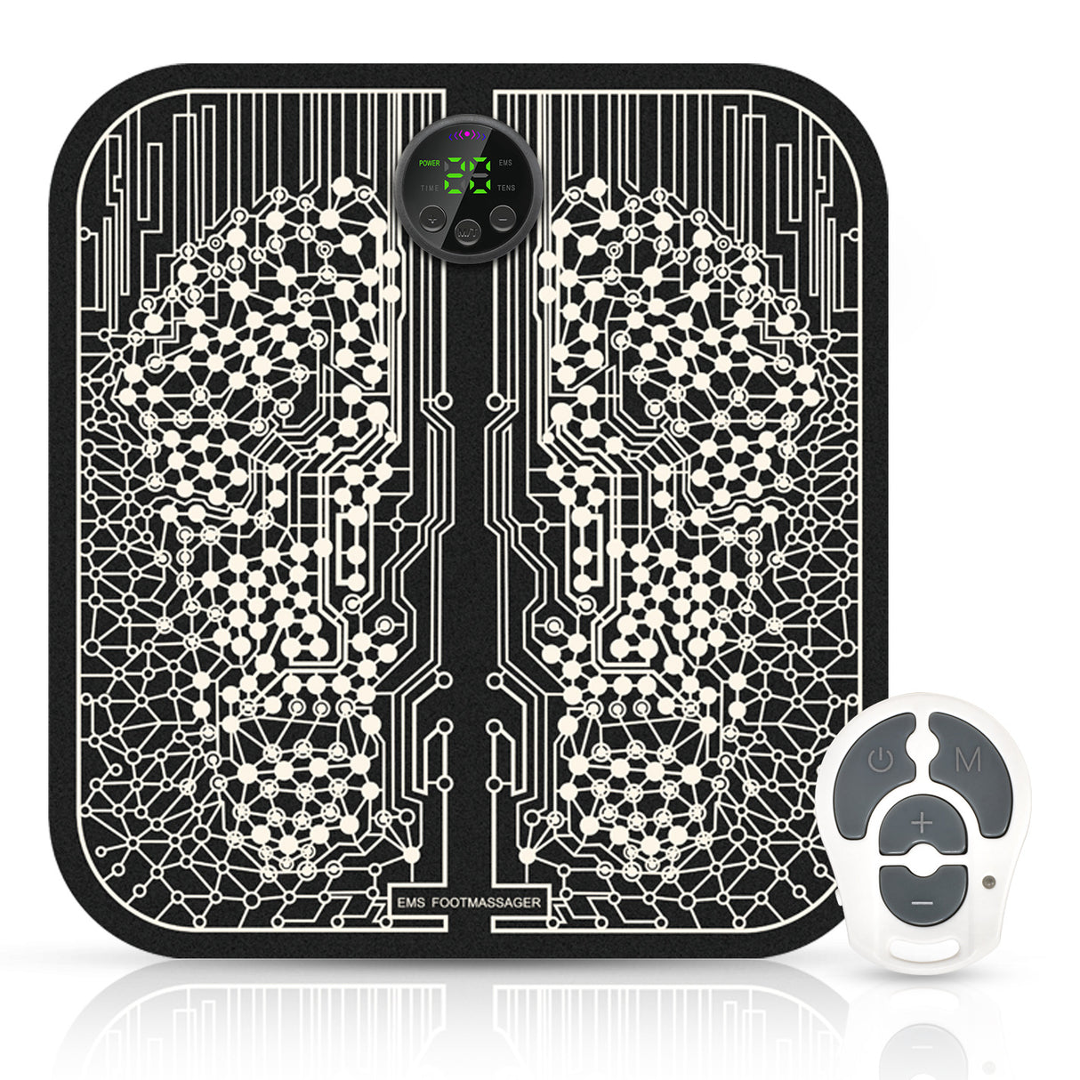 The Latest Remote Control With Patch Ems Tens Smart Shiatsu Foot Massager Muscle Stimulator Vibration Massage Pad - V.I.P Digital Presence