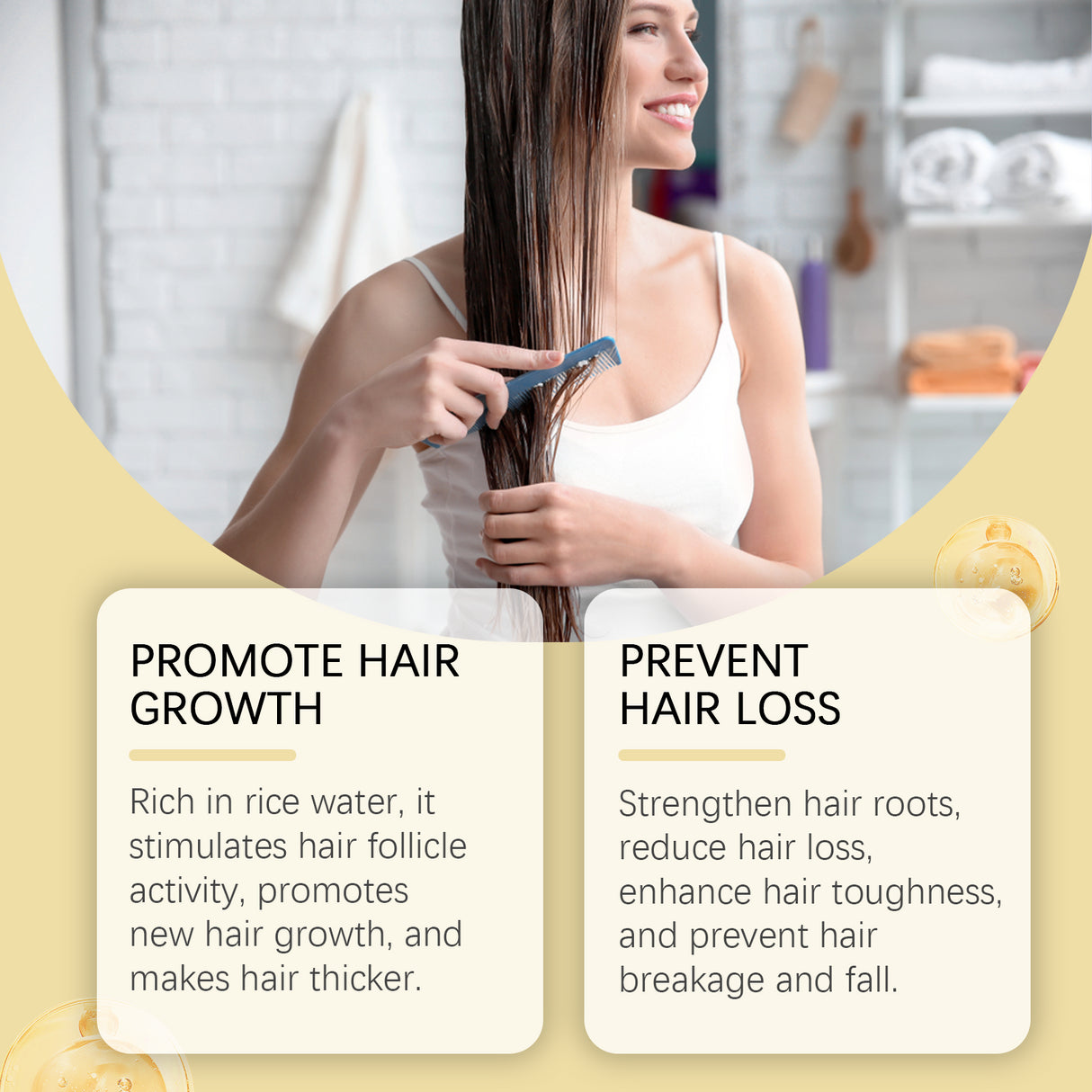 Hair Care Mist Nourishes Scalp, Moisturizes Hair And Shines Castor Oil Repair Spray - V.I.P Digital Presence