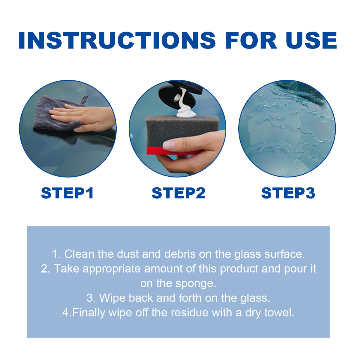 Oil Film Cleaning Emulsion, Powerful Stain Removing Oil Film Cleaning Emulsion For Car Window Front Windshield - V.I.P Digital Presence