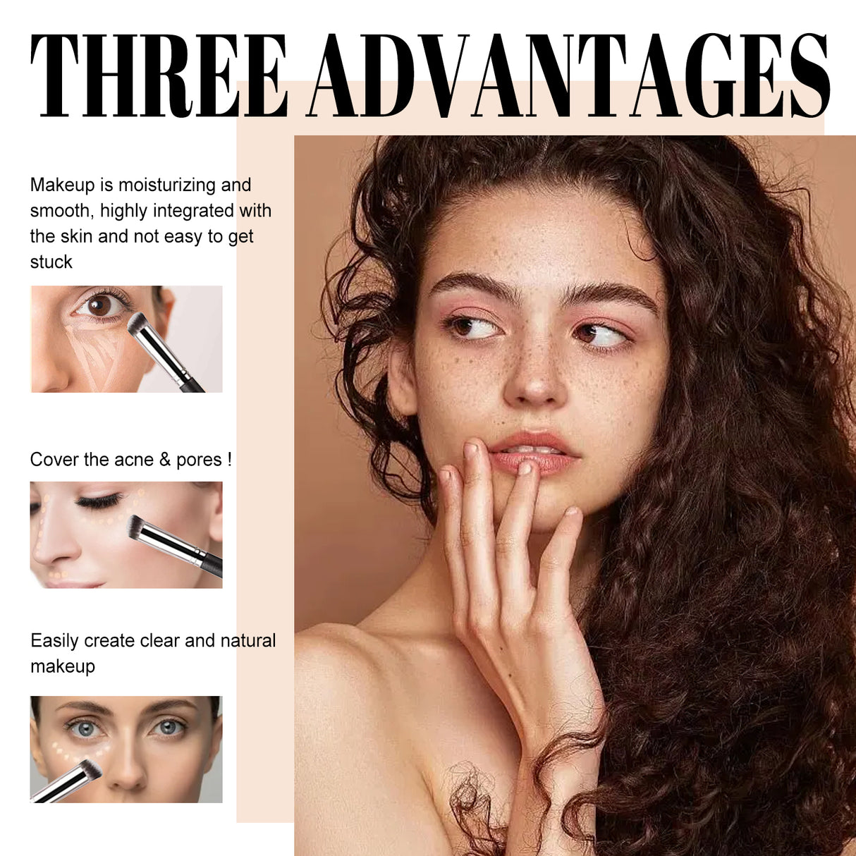 Three-Color Concealer, Hide Facial Blemishes Tear Gashes Dark Circles Under Eyes Spots To Create A Clear Natural Look - V.I.P Digital Presence
