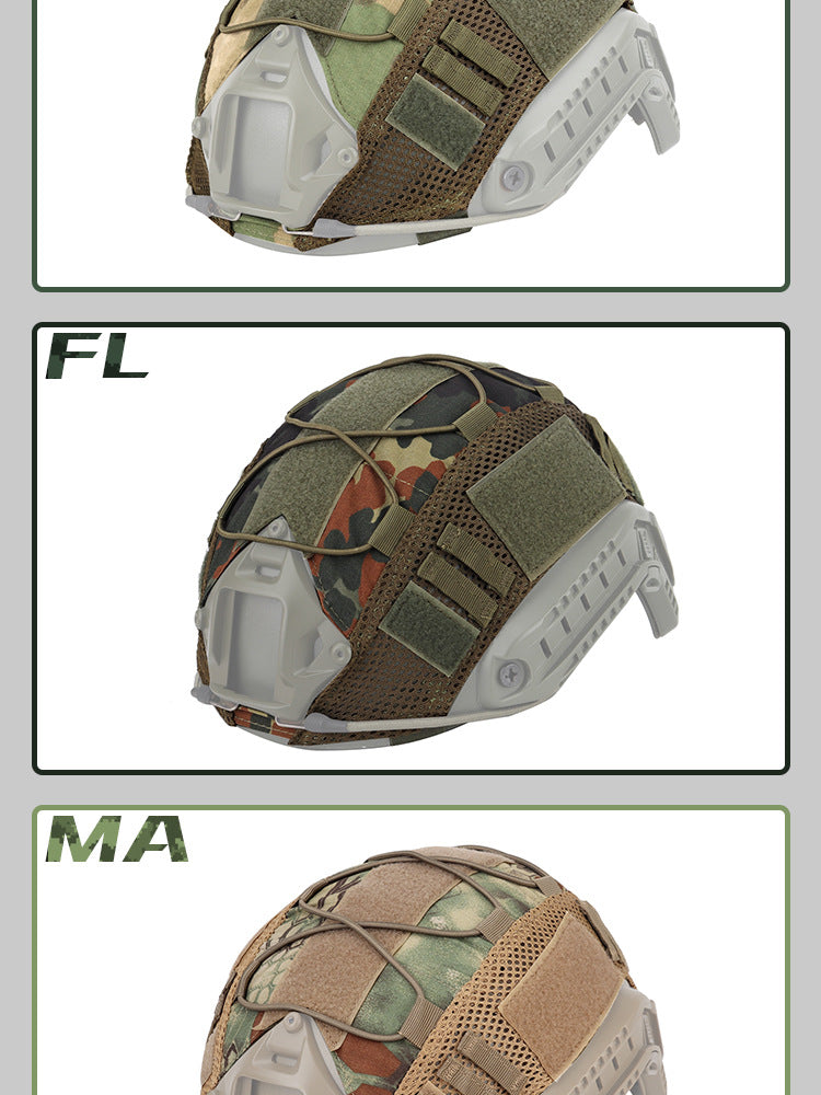 Tactical Multicam Helmet Cover for for Ops-Core FAST PJ Helmet Paintball Wargame Gear CS FAST Helmet Cover - V.I.P Digital Presence