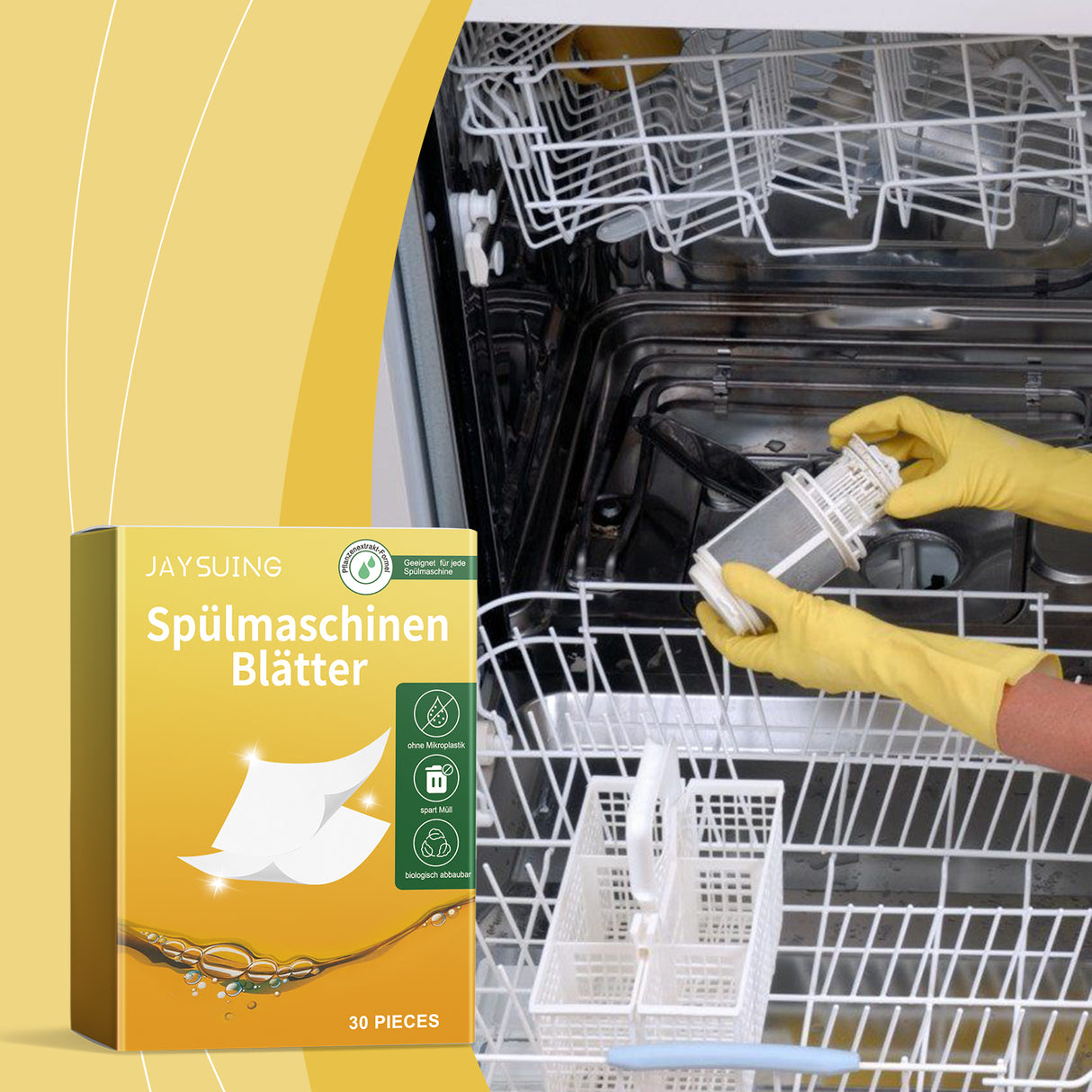 Cutlery Detergent Tablets Kitchen Cutlery Decontamination Remove Oil Fresh And Gentle Clean Dishes Cleaning Tablets - V.I.P Digital Presence