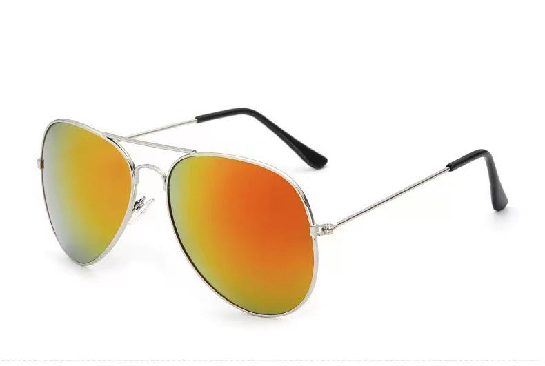 Sunglasses Colorful Toad Glasses Pilot Men And Women Models 3025 Color Film Reflective Sunglasses