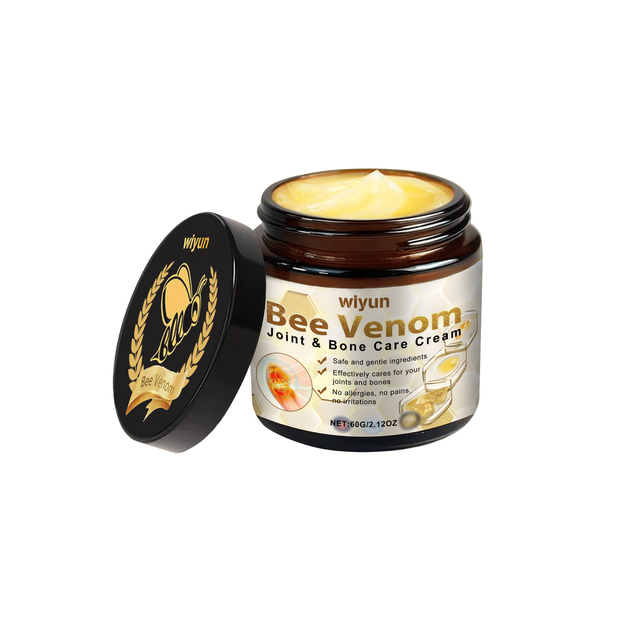 Bee Venom Joint Care Cream Daily Relief Body Joint Muscle Discomfort With Topical Massage Treatment Cream - V.I.P Digital Presence