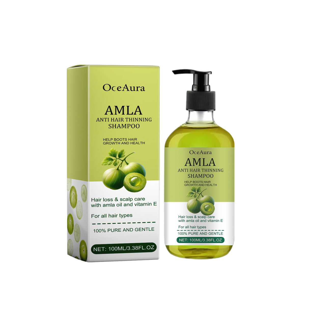 Amla Anti Hair Thinning Shampoo, Scalp Cleanness Moist Smooth Shiny Hair, Dense Hair Wash Protect Suits - V.I.P Digital Presence