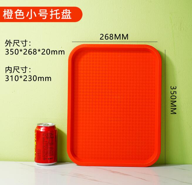 3 SIZE Large Foodservice Tray, Rectangular food trays Plastic Drink Serving Tray for Serving Drinks Snacks Tea - V.I.P Digital Presence