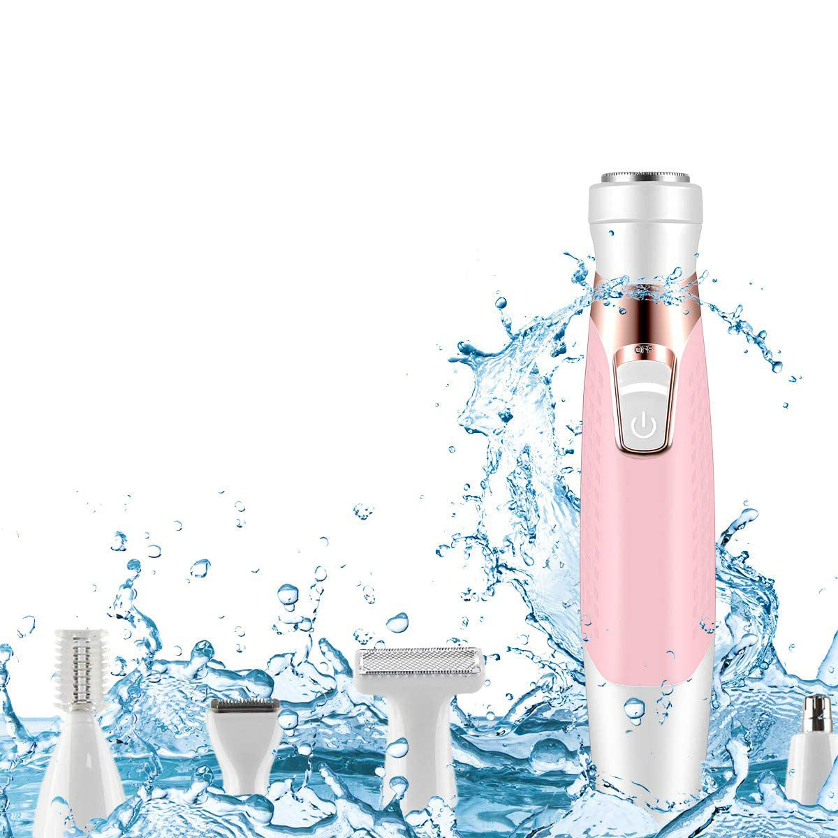 5 in 1 Electric Lady Shaver Eyebrow Trimmer Armpit Hair Leg Hair Scraper Hair Remover - V.I.P Digital Presence
