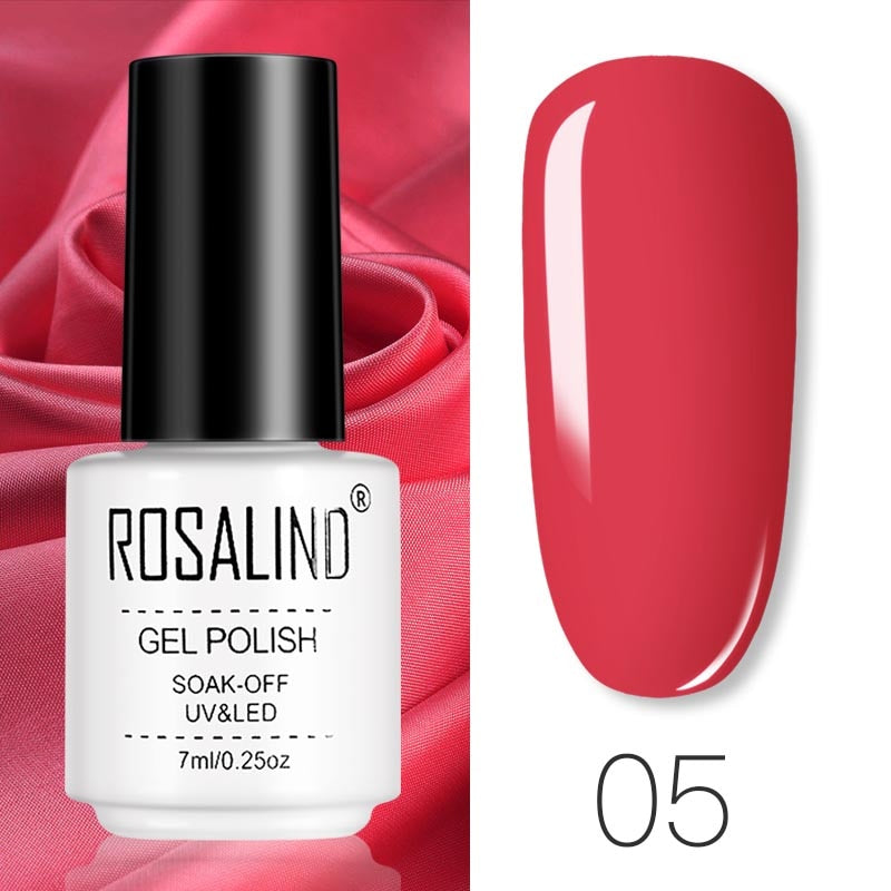 ROSALIND Gel Polish Set Manicure for Nails Semi Permanent Vernis top coat UV LED Gel Varnish Soak Off Nail Art Gel Nail Polish - V.I.P Digital Presence