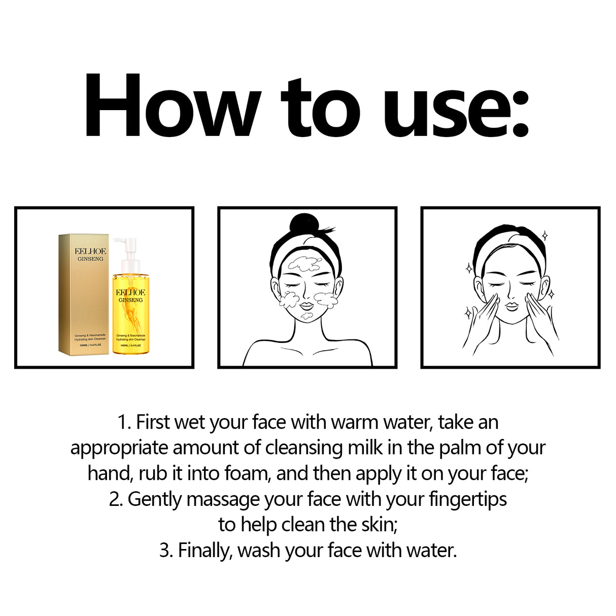 Ginseng Cleanser Gently Cleanses Face, Removes Impurities, And Foams With Delicate, Rich Moisture For Easy Rinsing - V.I.P Digital Presence