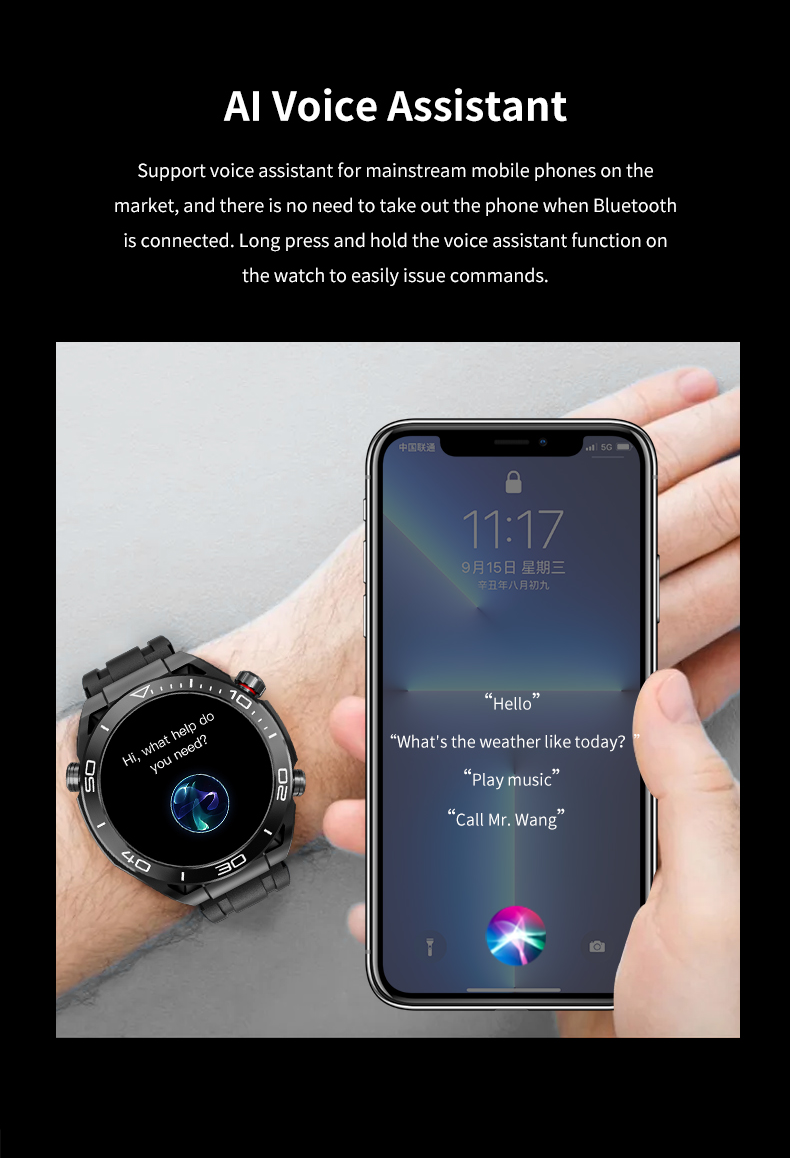 GS ultimate full touch screen smartwatch sports running Bluetooth call bracelet - V.I.P Digital Presence