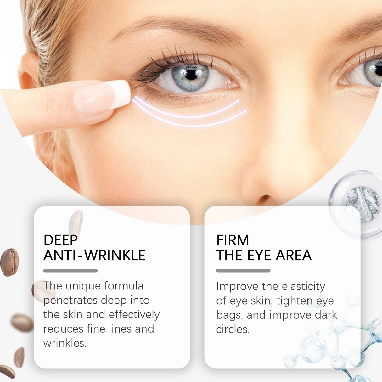 Firming Eye Cream Moisturizes And Tightens The Skin Around The Eyes And Lightens Fine Lines - V.I.P Digital Presence