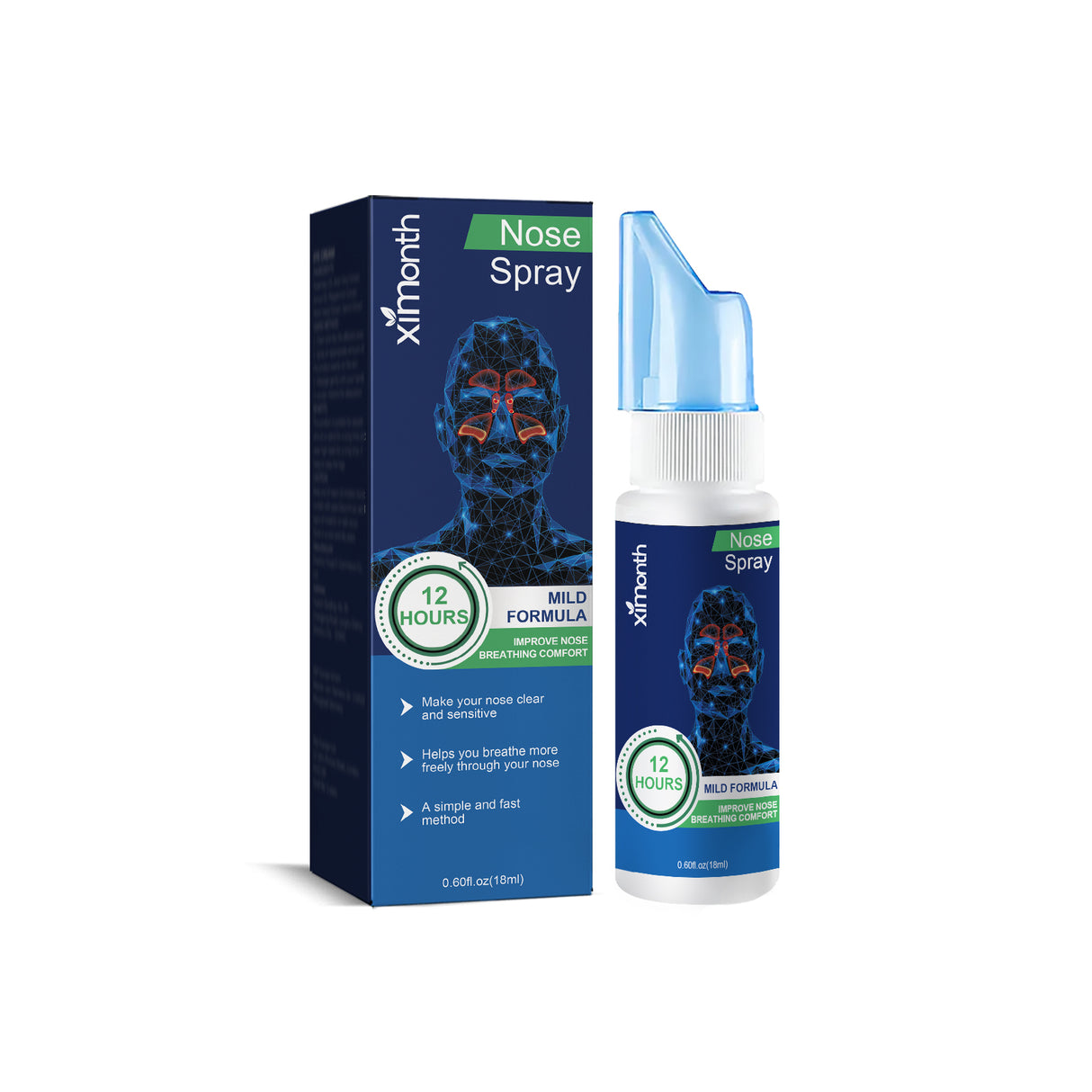 Nasal Spray Relieves Nasal Discomfort, Nasal Congestion, Runny Nose, Nasal Cleansing, Nasal Cleansing, Body Care - V.I.P Digital Presence