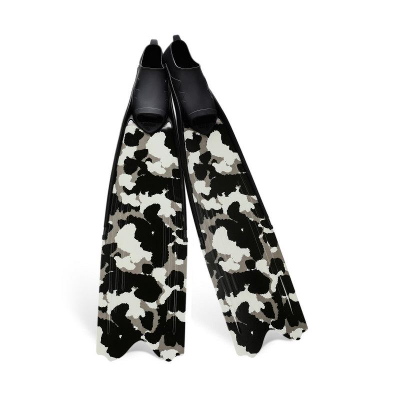 Professional Freediving Long Fins for Spearfishing, Diving, Snorkeling – PP+TPR, Anti - Skid - V.I.P Digital Presence