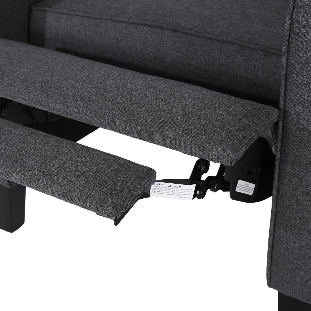 Smoke Fabric Push Back Chair for Elegant Home Décor - V.I.P Digital Presence