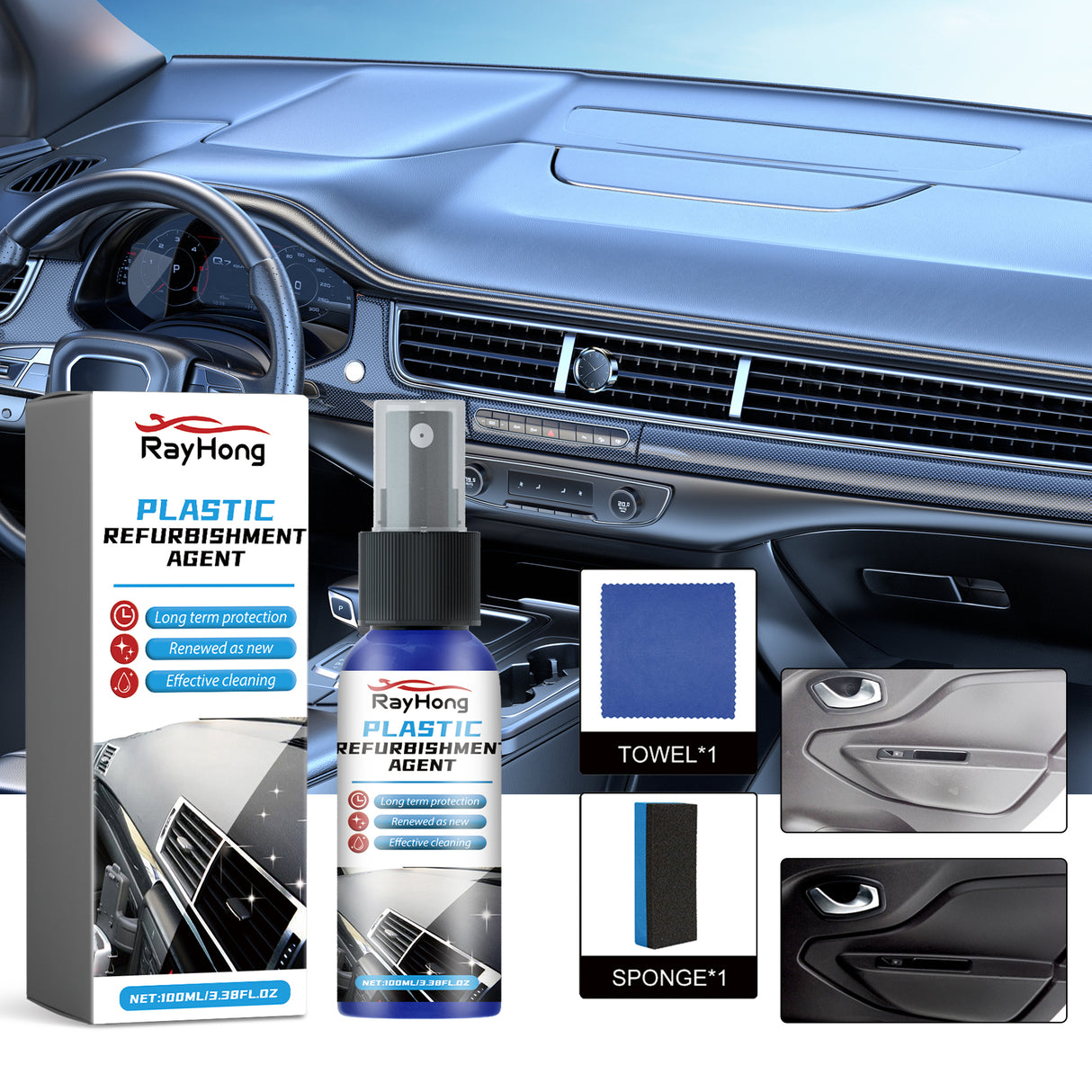 Plastic Refurbishment Agent, Automotive Instrument Panel Cleaning And Refurbishing Upholstery Maintenance Agent - V.I.P Digital Presence