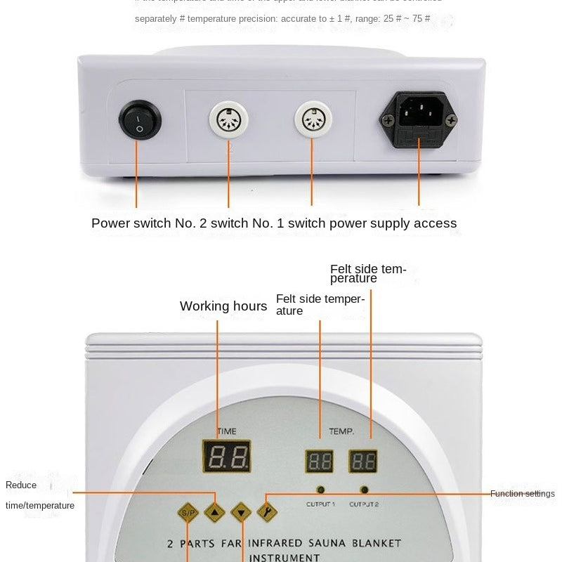 Far Infrared Remote Control Sweat Blanket Acid Blanket Whole Body Perspiration Beauty Salon Seabuckthorn Perspiration Cold Exhaust Heating Space Blanket - V.I.P Digital Presence